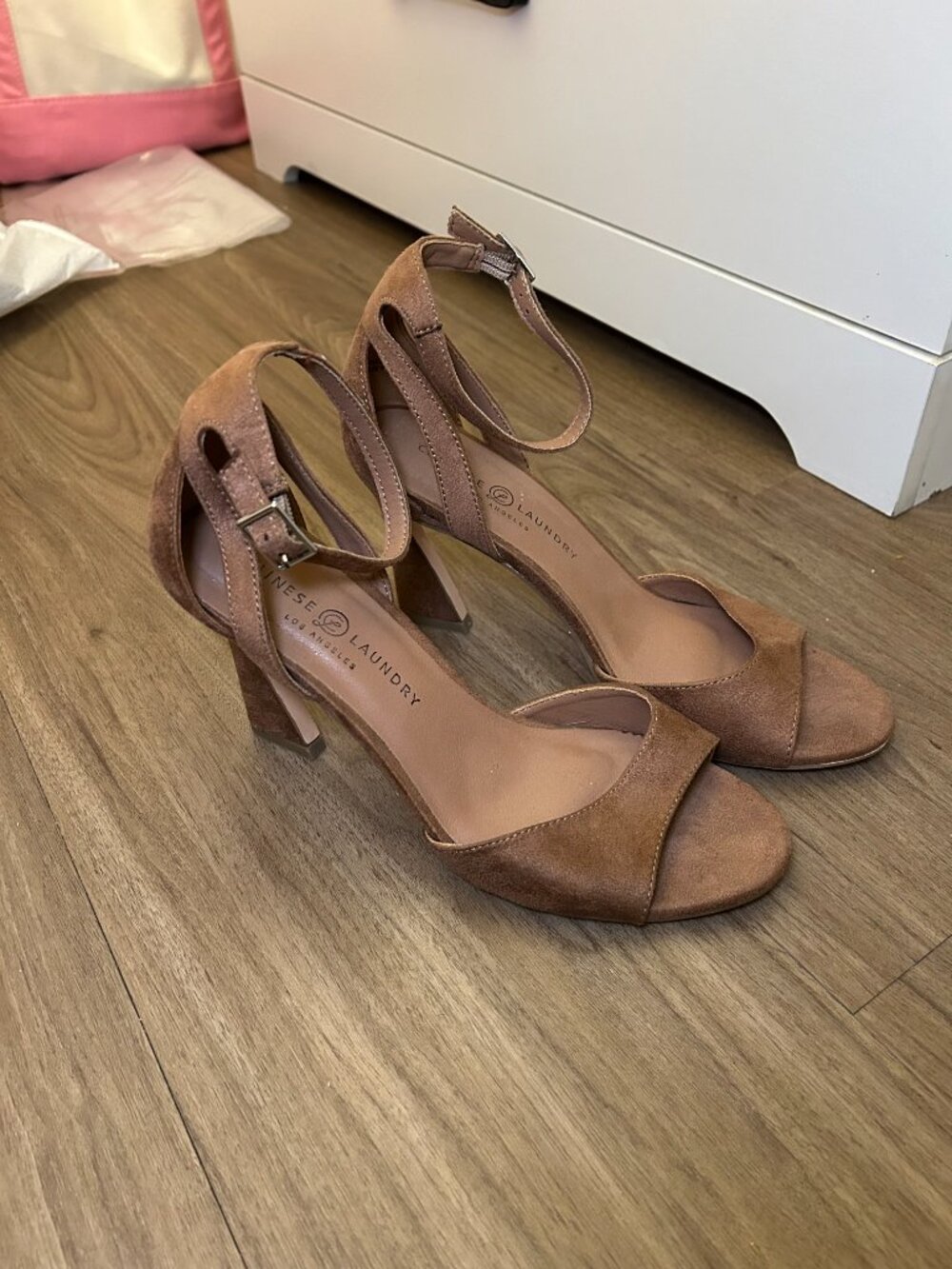 Chinese Laundry Robby Flared Heel Sandal